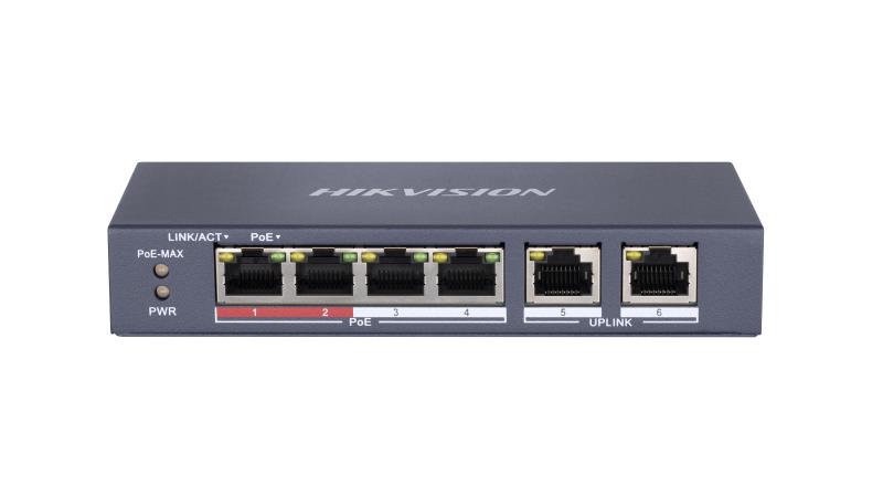HikVision DS-3E0106HP-E коммутатор