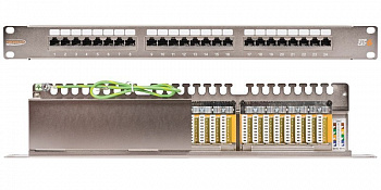 NIKOMAX NMC-RP24UE2-1U-BK Коммутационная панель 19"