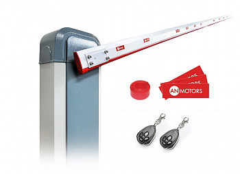 AN-Motors ASB6000L Комплект шлагбаума с прямоугольной стрелой 6,3 м