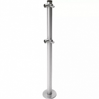 OXGARD Стойка ограждения L-образная с 2-мя полупетлями слева (ВЗР 1996.09.11)