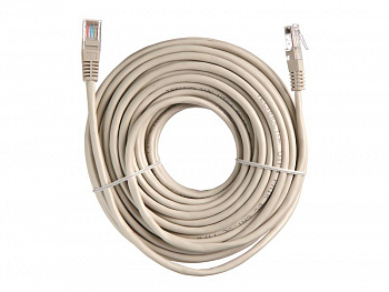 Technolink Патч-корд UTP4 cat 5e, 20,0м, ВС, LSZH, серый, литой коннектор