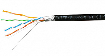 Skynet (56105) Кабель FTP4 cat.5е, одножильный, 305м, Cu, Проходит Fluke тест