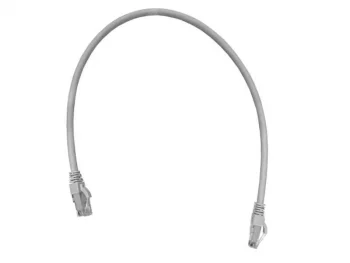 Netko Патч-корд UTP4 cat.6a, 0.5м, литой коннектор, серый, LSZH, Expert CKC