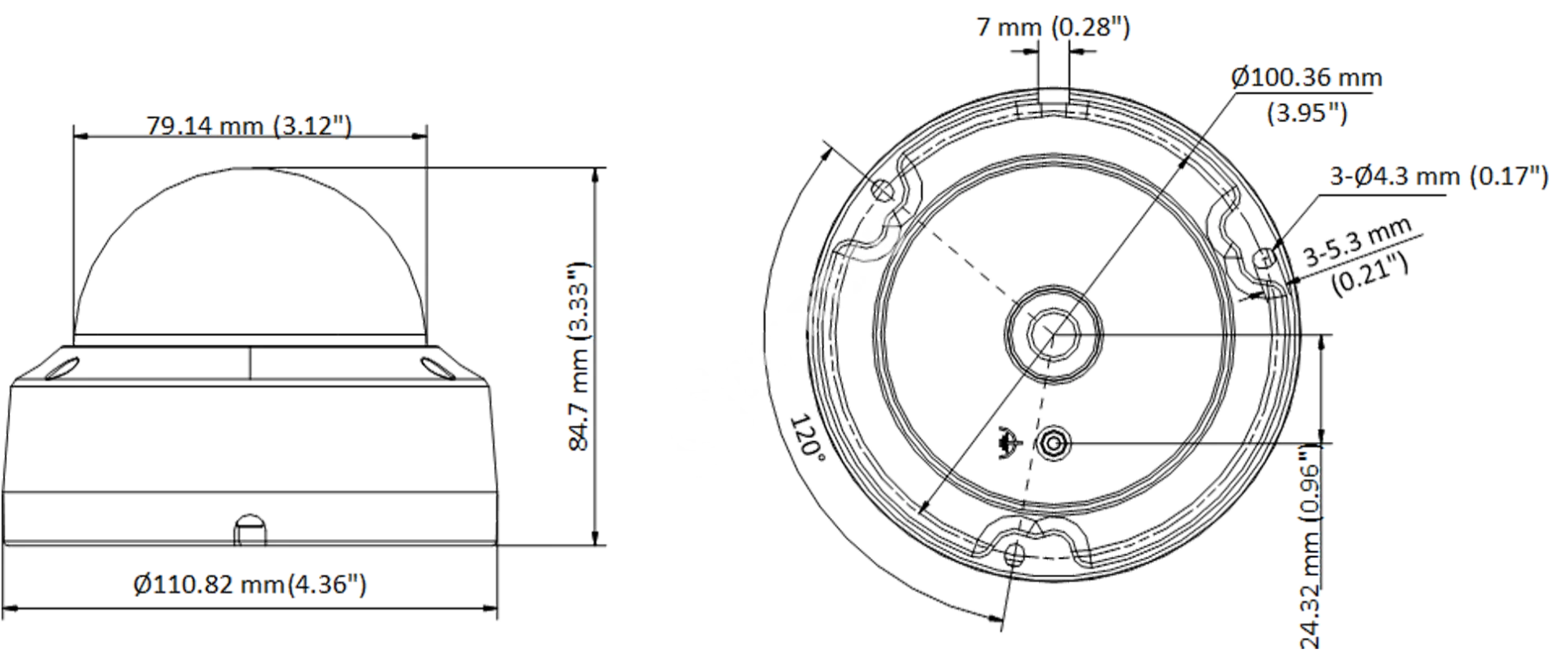 Hikvision DS-2CE57H8T-VPITF (2.8 mm) мультиформатная MHD видеокамера