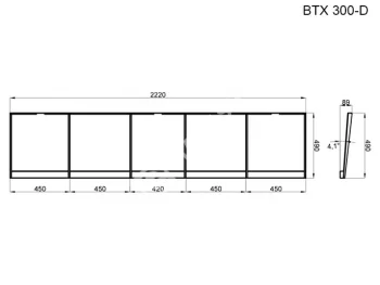 CAME PSGRC-BTXD Комплект для организации навеса