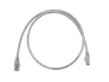 Netko Патч-корд UTP4 cat.6a, 1.0м, литой коннектор, серый, LSZH, Expert CKC