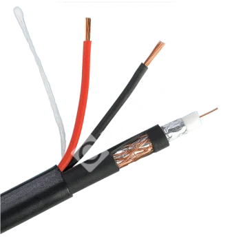 Space Technology Кабель РК 75+2х0,75 (48) PVC ВНЕШНИЙ (черный, 200м)