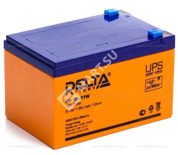 Аккумулятор Delta HR 12-51W