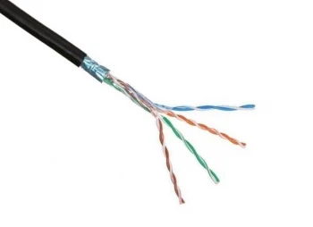 Eletec 4x2xAWG24 наружный с тросом (многопроволочный 7х0,4), 305 м, медь 0 Кабель FTP 5E