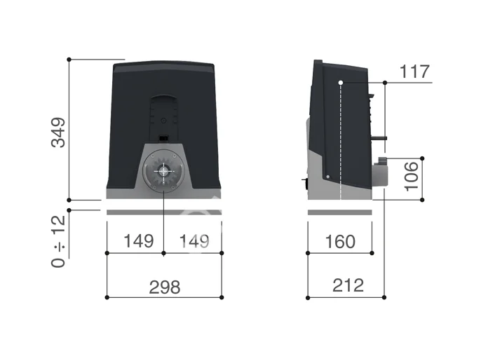 CAME BXL Start combo Комплект автоматики для откатных ворот