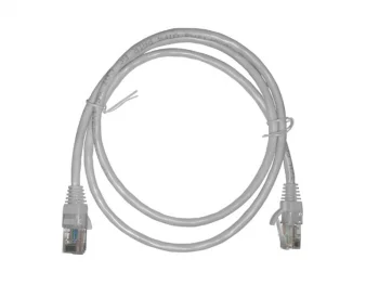 Netko Патч-корд UTP4 cat 5e, 1,0м, ВС, LSZH, белый, литой коннектор Optima