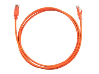 Netko Патч-корд UTP4 cat.6, 2.0м, литой коннектор, LSZH, оранжевый, CKC