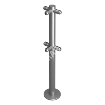 OXGARD под стекло Т-образная H=400 мм Стойка ограждения 